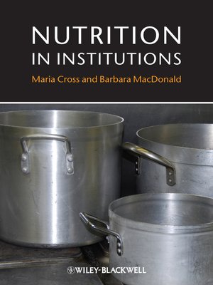 cover image of Nutrition in Institutions